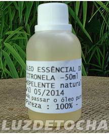 ESSENCIA  PURA  OLEO DE CITRONELA 50ML